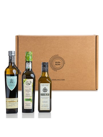 Mejores Aceites Grandes Pagos de Olivar en Caja regalo - Oliva Oliva