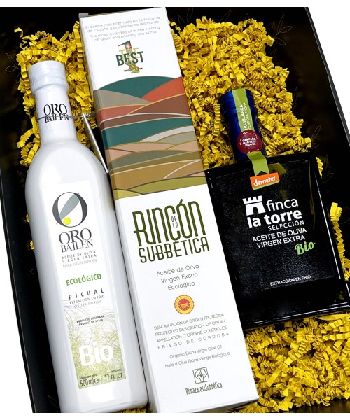 Meilleures Huiles d'Olive d'Espagne BIO 2024 Coffret - Oliva Oliva