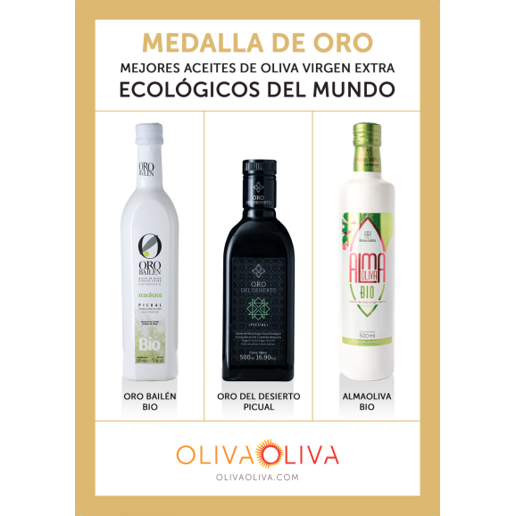 Medalla de Oro Mejores Aceites del Mundo 2024 Caja - Oliva Oliva