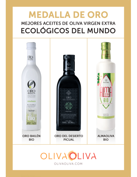 Medalla de Oro Mejores Aceites del Mundo 2024 Caja - Oliva Oliva