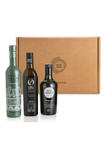 Mejores Aceites Jaén Selección 2024 en Caja regalo - Oliva Oliva