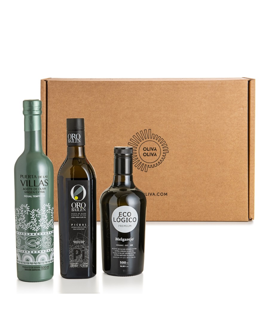 Mejores Aceites Jaén Selección 2024 en Caja regalo - Oliva Oliva