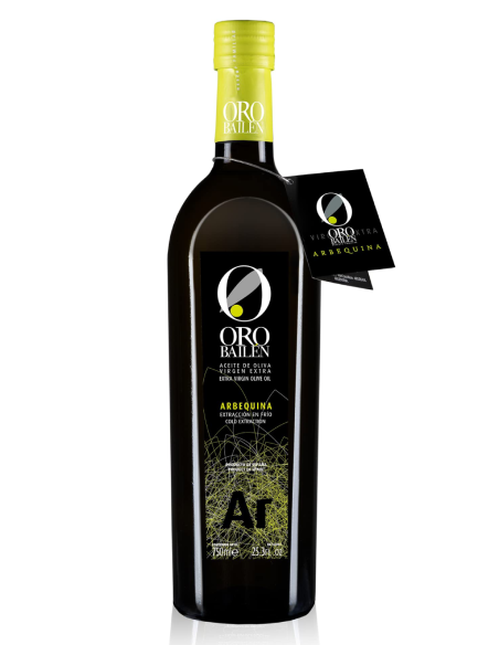 Oro Bailén Arbequina Botella de vidrio 750 ml. - Oliva Oliva
