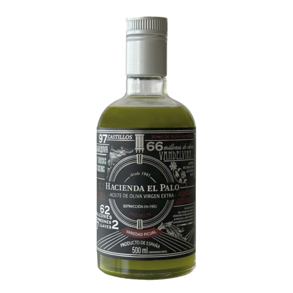 Hacienda el Palo Premium Picual Non Filtrée 500 ml. - Oliva Oliva
