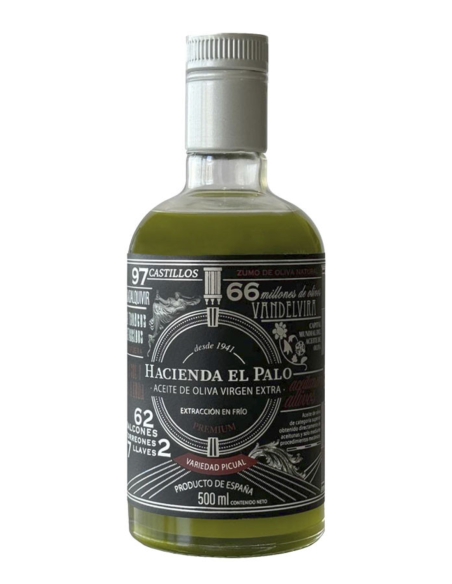 Hacienda el Palo Premium Picual Non Filtrée 500 ml. - Oliva Oliva