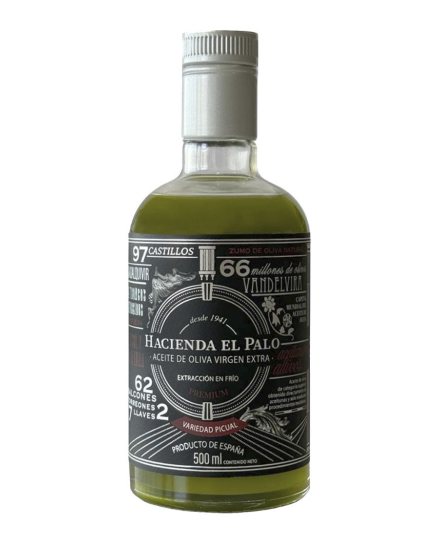 Hacienda el Palo Premium Picual Sin Filtrar 500 ml. - Oliva Oliva