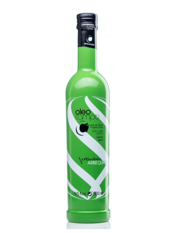 Oleocampo Premium Arbequina Bouteille en verre 500 ml. - Oliva Oliva