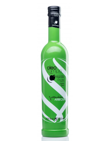 Oleocampo Premium Arbequina Bouteille en verre 500 ml. - Oliva Oliva