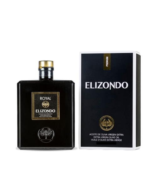 Elizondo Premium Royal Glasflasche 1 l. - Oliva Oliva