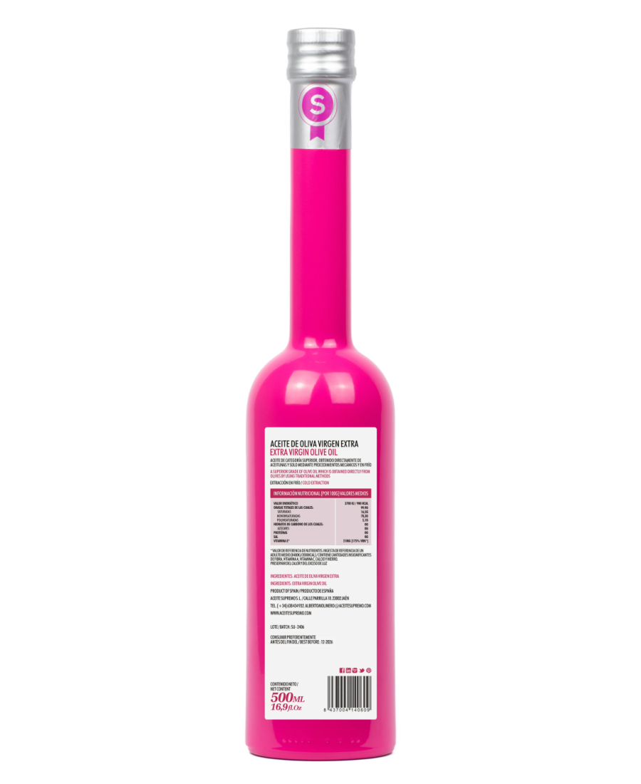 Supremo Arbosana Glasflasche 500 ml. - Oliva Oliva