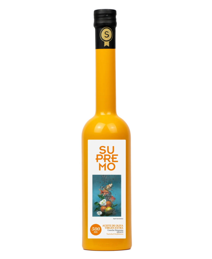 Supremo Hojiblanca Bouteille en verre 500 ml. - Oliva Oliva