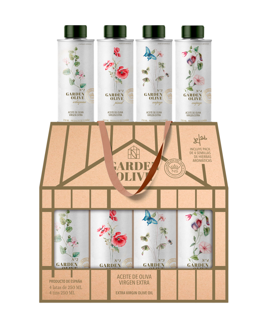 Nobleza del Sur Garden Olive Case 4x250 ml. - Oliva Oliva