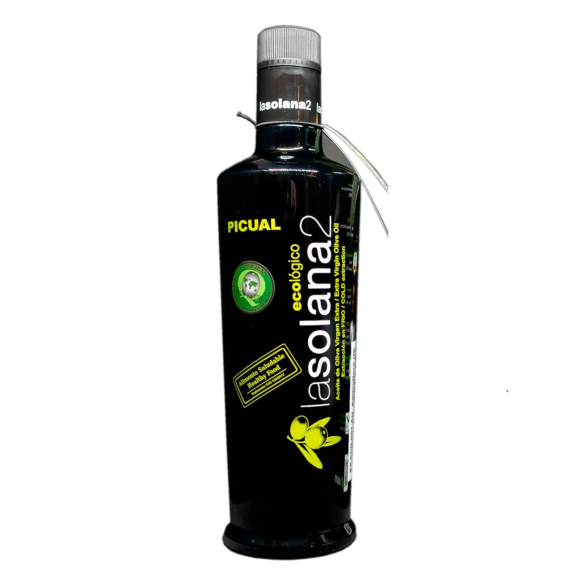 Lasolana2 Picual Glasflasche 500 ml. - Oliva Oliva