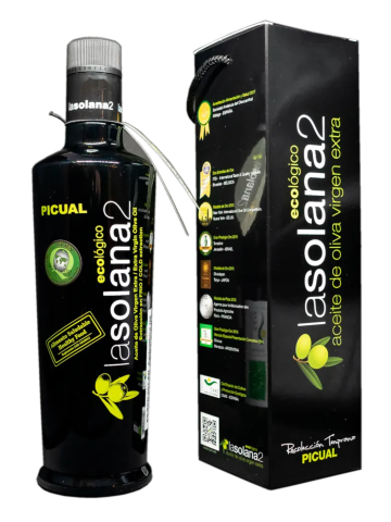 Lasolana2 Picual Étui 500 ml. - Oliva Oliva