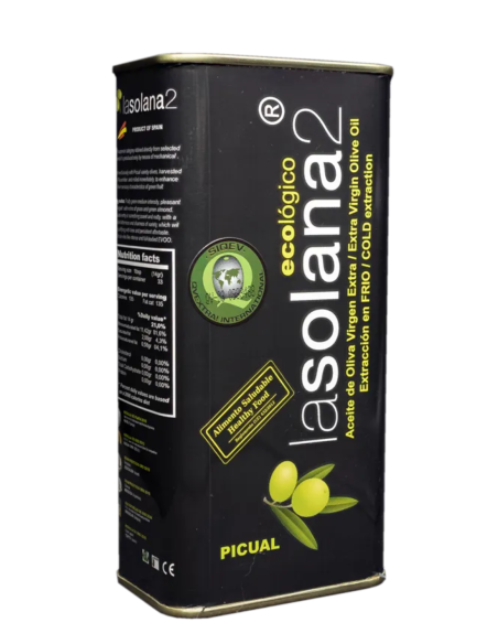 Lasolana2 Picual Tin 500 ml. - Oliva Oliva