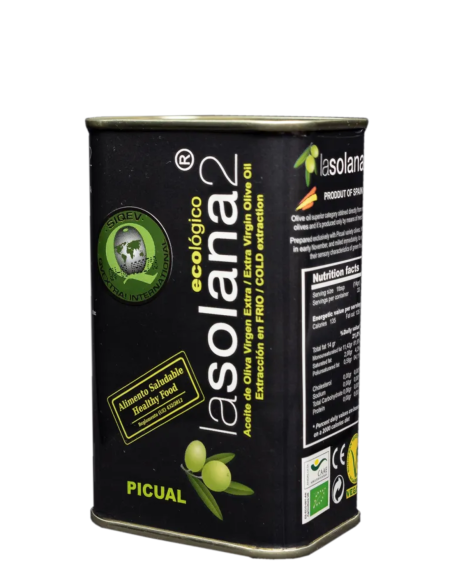 Lasolana2 Picual Tin 250 ml. - Oliva Oliva