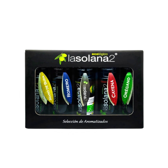 Lasolana2 Aromatisierte Öle Etui 5x100 ml. - Oliva Oliva