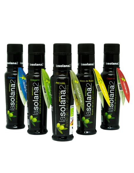 Lasolana2 Aromatisierte Öle Etui 5x100 ml. - Oliva Oliva