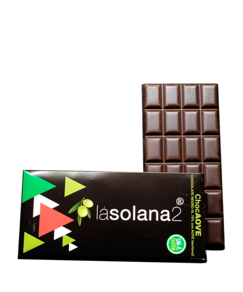 lasolana2 Dark Chocolate 70% with EVOO Tablet 100 gr. - Oliva Oliva