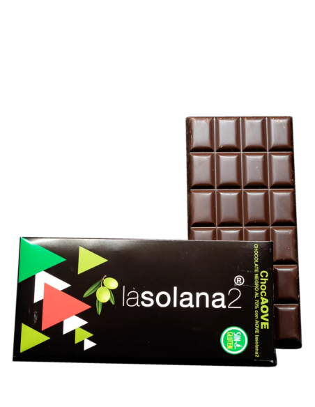 lasolana2 Zartbitterschokolade 70% mit EVOO Tafel 100 gr - Oliva Oliva