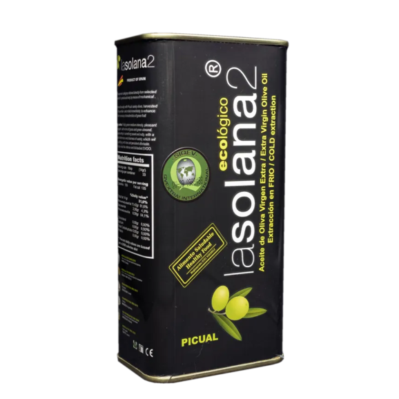 Lasolana2 Picual Bidon métal 500 ml. - Oliva Oliva