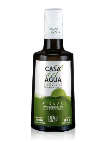 Oro Bailén Casa del Agua Picual Bouteille verre 500 ml. - Oliva Oliva