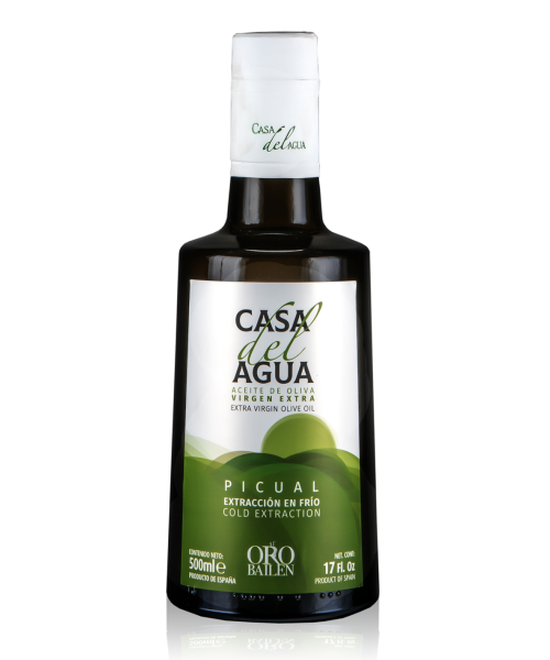 Oro Bailén Casa del Agua Picual Botella vidrio 500 ml. - Oliva Oliva