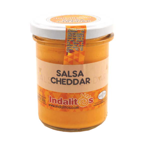 Indalitos Sauce cheddar Pot en verre 180 gr. - Oliva Oliva