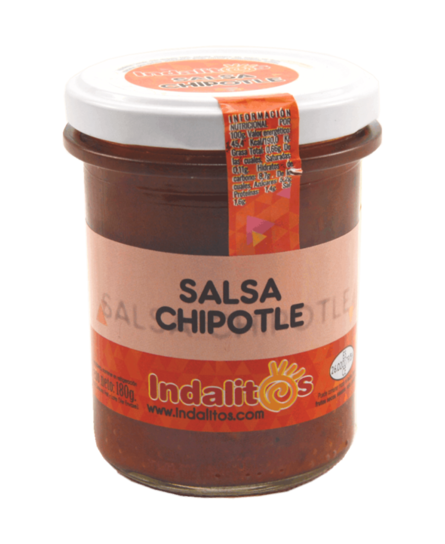 Indalitos Chipotle Sauce Glass jar 180 gr. - Oliva Oliva