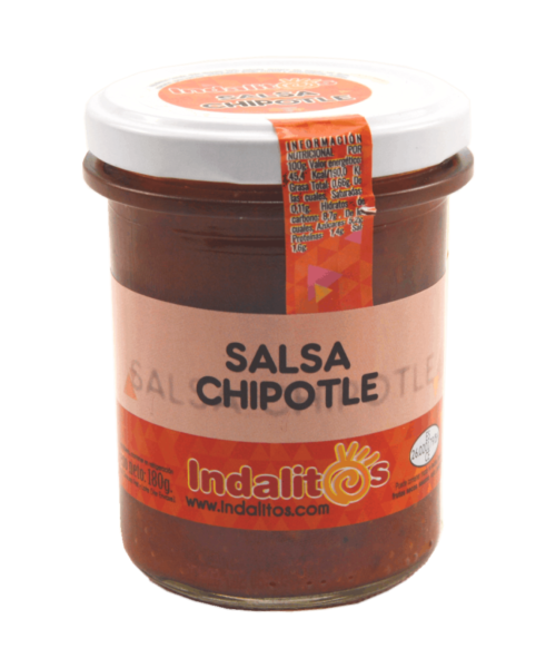 Indalitos Chipotle-Sauce Glas 180 gr. - Oliva Oliva
