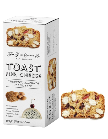 The Fine Cheese Co. Toast mit Kirschen, Mandeln und Leinsamen