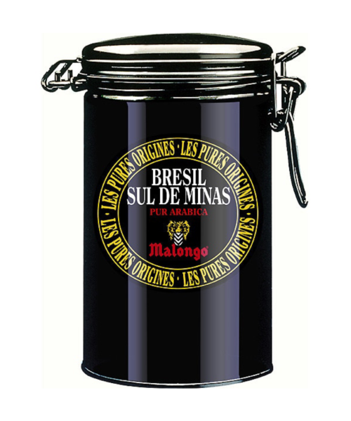 4x Malongo Pure Brazilian Coffee - Tin 250 gr.