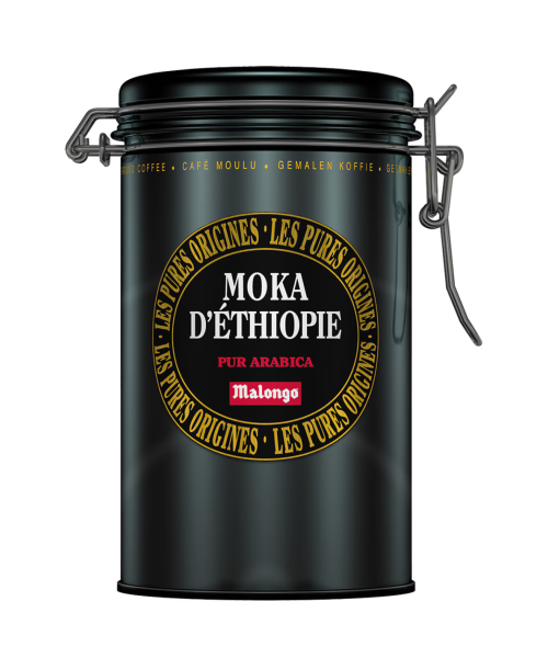 Malongo Café Moka d'Ethiopie - Coffret métallique 250 gr.