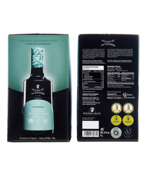 Molino de la Calzada Picual Bell Glasflasche 500 ml. - Oliva Oliva