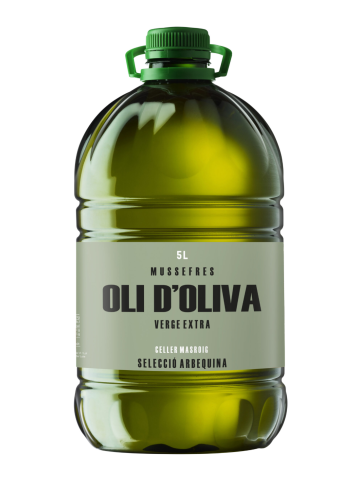 Mussefres Arbequina Garrafa PET 5L - Oliva Oliva