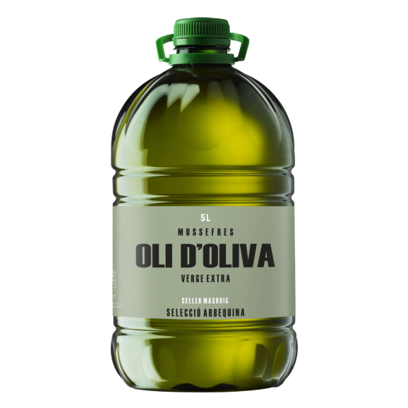 Mussefres Arbequina Garrafa PET 5L - Oliva Oliva