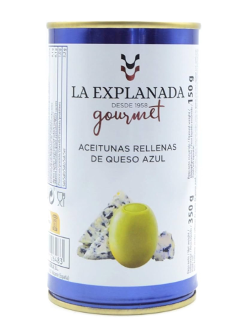 La Explanada Olives Stuffed with Blue Cheese 370 gr. - Oliva Oliva