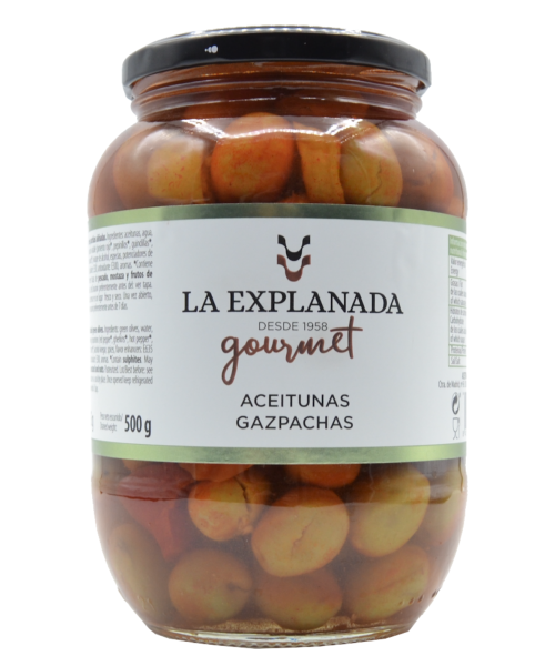 La Explanada Gazpachas Olives 850 gr. - Oliva Oliva