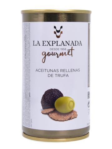 La Explanada Oliven mit Trüffel gefüllt 370 gr. - Oliva Oliva