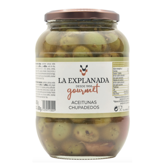 La Explanada Chupadedos Olives 850 gr. - Oliva Oliva