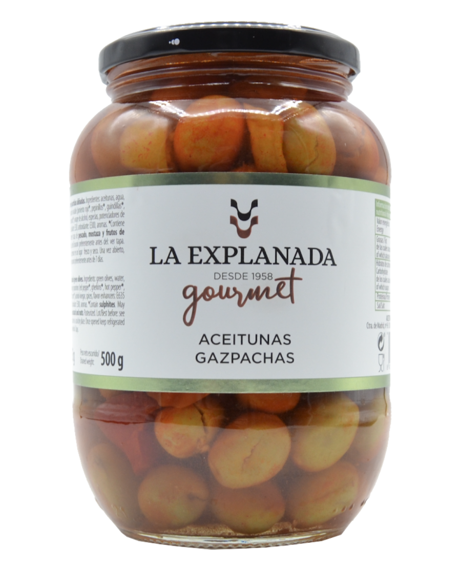 La Explanada Olives Gazpachas 850 gr. - Oliva Oliva