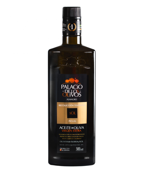 Palacio de los Olivos Picual Glass bottle 500 ml. - Oliva Oliva