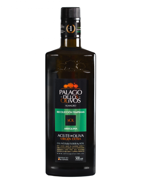 Palacio de los Olivos Arbequina Bouteille verre 500 ml. - Oliva Oliva