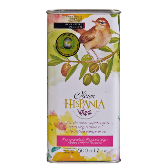 Oleum Hispania Nature Premium Pajarera Bidon 500 ml. - Oliva Oliva