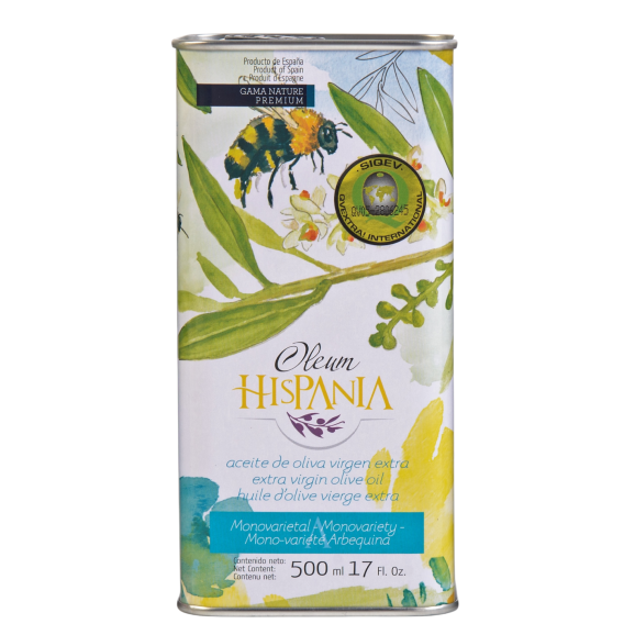 Oleum Hispania Nature Premium Arbequina Lata 500 ml. - Oliva Oliva