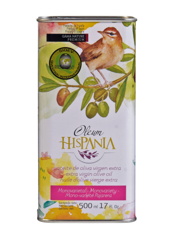 Oleum Hispania Nature Premium Pajarera Tin 500 ml. - Oliva Oliva