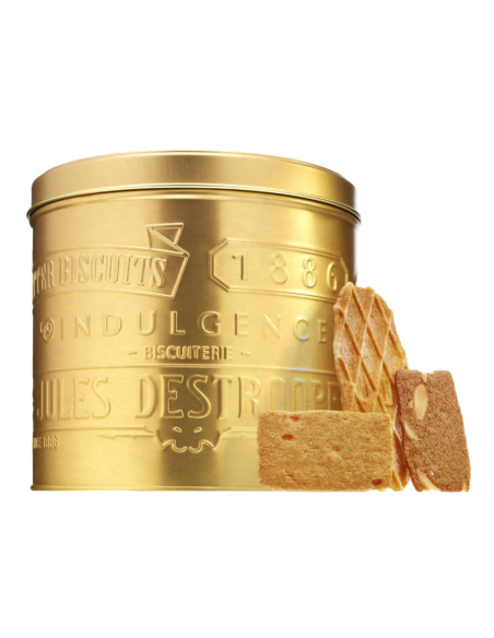 Jules Destrooper Jules' Tin Gold Assortiment de biscuits - Oliva Oliva