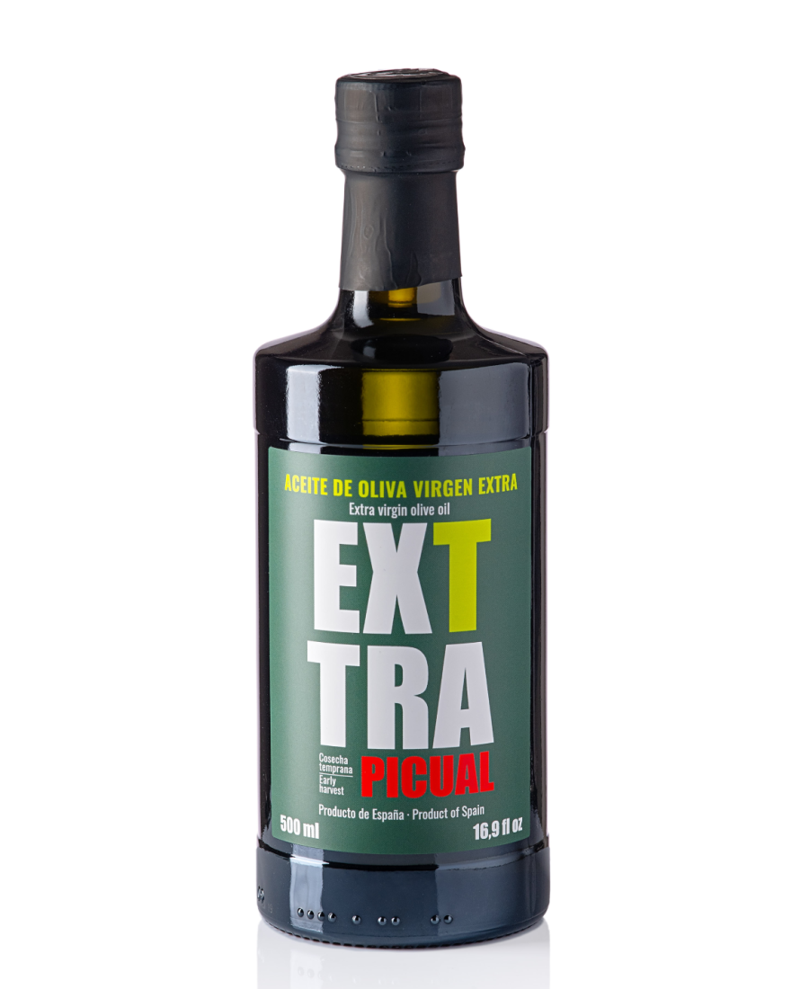 Exttra Original Botella de vidrio 500 ml. - Oliva Oliva