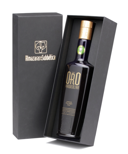 Parqueoliva Serie Oro Étui + Bouteille en verre 500 ml. - Oliva Oliva