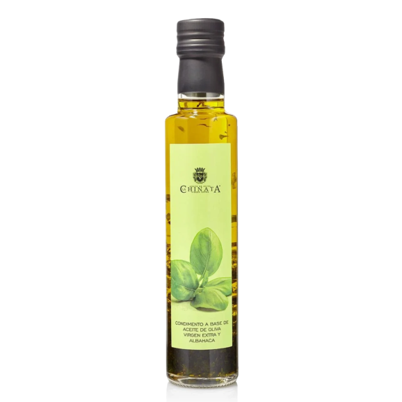 La Chinata Condimento de Albahaca Botella 250 ml. - Oliva Oliva
